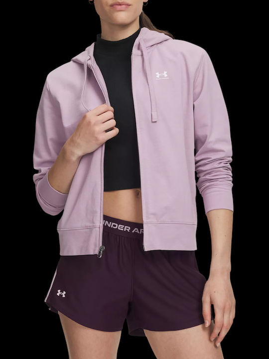 Under Armour Terry Fz Damen-Sweatjacke Rosa