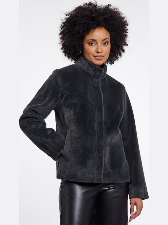 Rino&Pelle Short Women's Fur Urban Teal