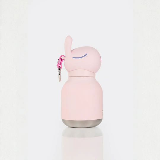 Asobu Stainless Steel Kids Water Bottle Pink 200ml