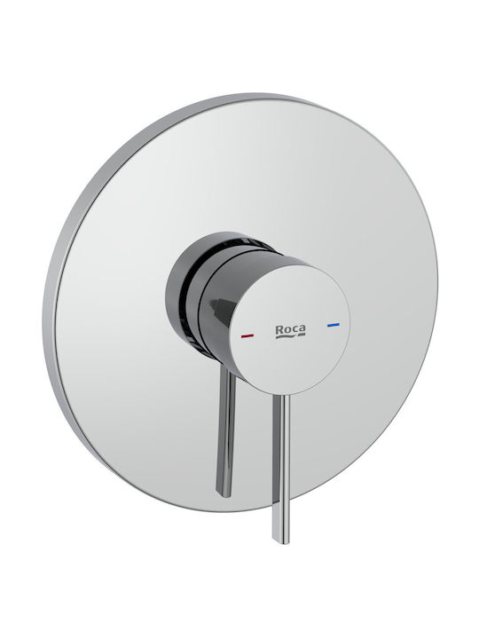 Roca Ona Built-in Shower Mixer Tap Silver 84332...