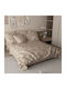 Charalambidis Textiles Single Quilt 160x230cm Salonica Beige 350 GSM