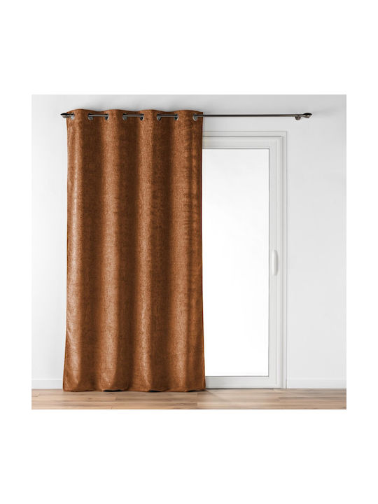 Curtain with Grommets L-c Verra Camel 140x260cm
