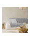 Das Home Κουβέρτα Fleece Καναπέ 130x170εκ. Grey