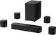 Aura S5T Soundbar 7.1 Bluetooth und HDMI mit Fernbedienung Schwarz