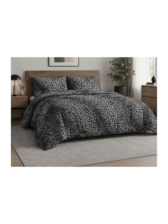 Lumora Leopard Комплект Шалте за Спалня Black 2...