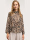 Γυναικεία Μπλούζα Animal Print Καφε