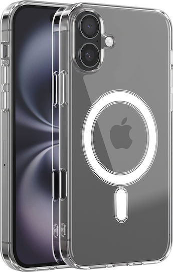 Zanaé MagSafe-Hülle für iPhone 16 Plus mit verstärkten Ecken, transparent