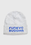 Funky Buddha Women's Knitted Beanie in Grey