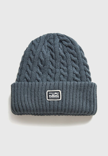 Beanie Men's Knitted Beanie in Grey