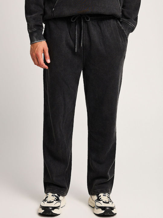 Black Sweatpants Without Elastic Cuffs