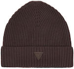 Guess Beanie Women's Knitted Hat in Brown