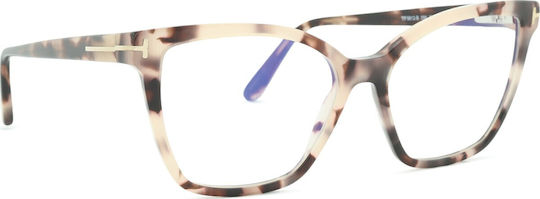 Дамска Пластмасова Tom Ford Ft5812-b 056 53