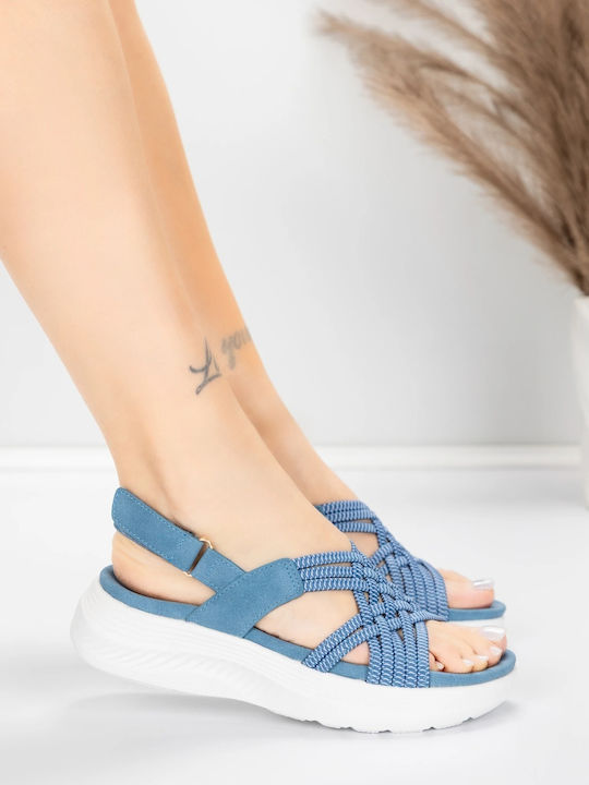 Women's Summer Platforms Blue