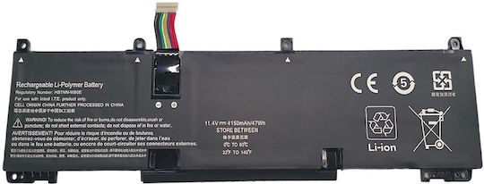 Coreparts Battery Li-polymer Black 11.4v 4150mah 47.31wh Hp