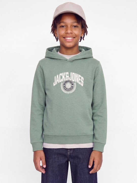 Jack & Jones Παιδικό Φούτερ με Κουκούλα και Τσέ...