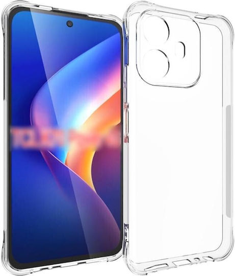 Брониращ калъф от силикон, прозрачен, за Tcl K70 4G K70 Power 4G