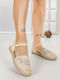 Espadrile pentru Femei de Culoare Bej