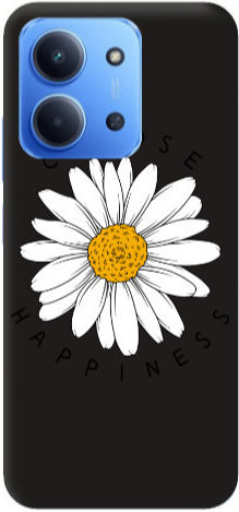 Xiaomi Redmi 15c Choose Happiness Schwarze Silikon-TPU-Hülle