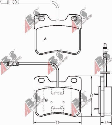 Brake Pads Citroen Ax 89-97 21145.17.3