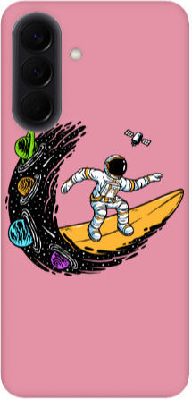 Samsung A57 Surf In Space Ροζ Θήκη Από Χρωματιστή Σιλικόνη TPU