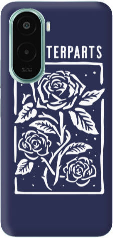 Dunkelblaue Silikon-TPU-Hülle für Xiaomi Poco M7 Counterparts