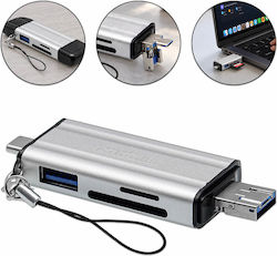 Andowl Card Reader για SD/microSD Q-HU620