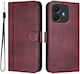 Калъф Портмоне Wine Red Tcl K70 4G K70 Power 4G