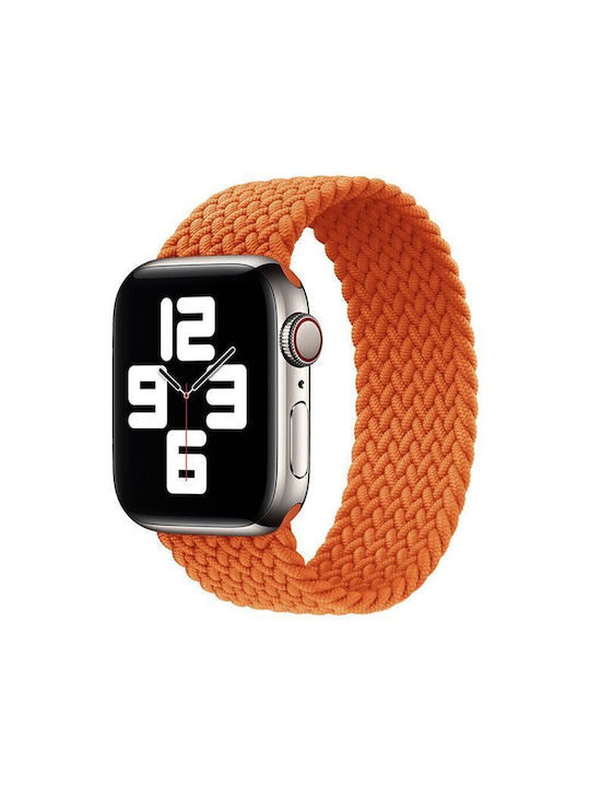 Hera Braided Orange Strap Size M Watch 38 40 41 42mm Series 10 2024