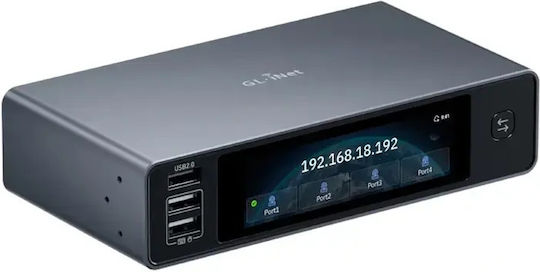 GL-iNet KVM & Data Switch με HDMI / Ethernet / USB-C / USB / USB 2.0