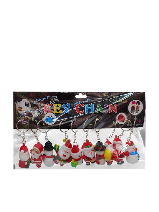 Ключодържател Свети Снежен Човек 5,5 cm Xmasfest 1133736 Опаковка 12 Броя P4a