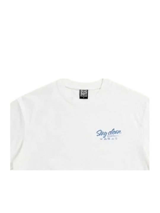 Homeboy Stay Clean T-shirt White