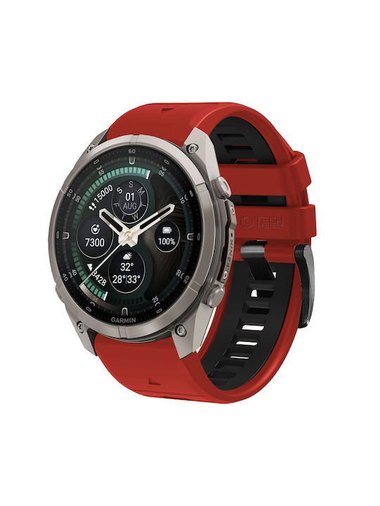 Tech-protect Iconband Pro Garmin Fenix 5x 5x Plus 6x 6x Pro 7x 8 8 Pro 9 9 Pro 47 Mm Red Black 5906302388158 Tech-protect Iconband Pro Garmin Fenix 5x 5x Plus 6x 6x Pro 7x 8 8 Pro 9 9 Pro 47 Mm Red Black 5906302388158