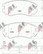 Brake Pads Kia Sportage 04 581011fe01