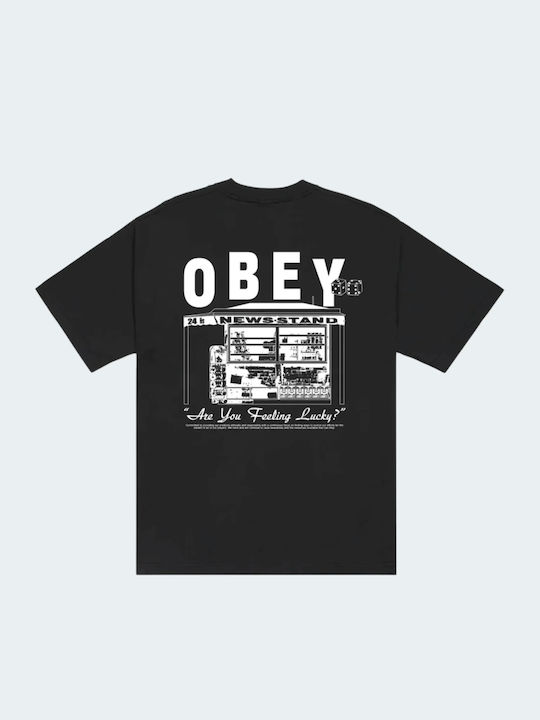 Obey T-shirt Vintage Black