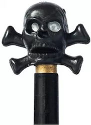 Pegas Skull & Bones Valve Caps Nmx 2 Pcs Plastic Car Valve Black Nz-kulo-bk