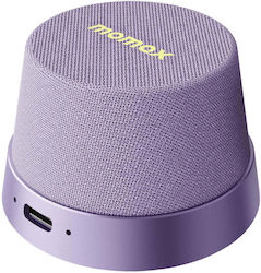 Momax 1-Vibe Go Bluetooth Lautsprecher 3 W mit einer Akkulaufzeit von bis zu 12 Stunden Lila