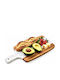 Wooden Cheese Serving Platter 38x19cm