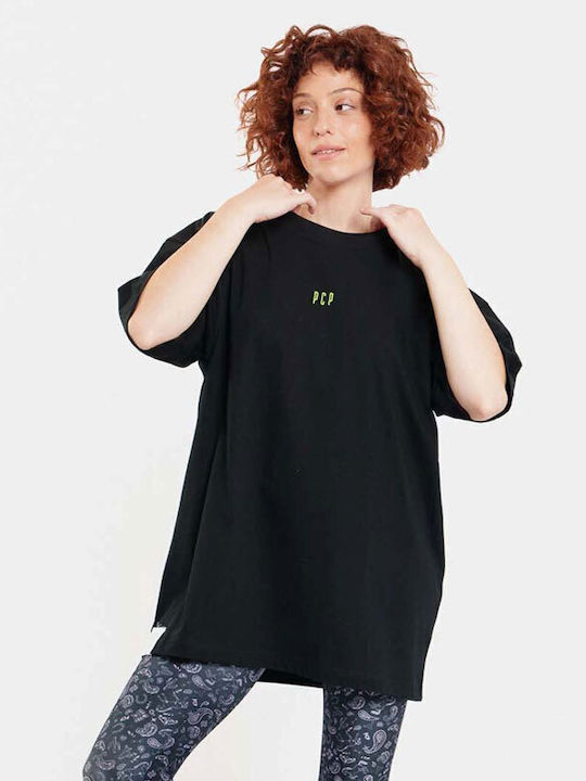 Damen-T-Shirt Schwarz