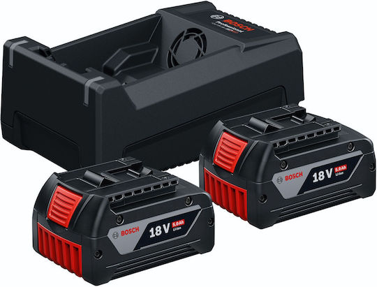 Bosch Σετ Μπαταρίας Χωρητικότητας 5Ah 18V με Φορτιστή