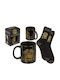 Out of the Blue Set Cadou Unisex Cană și Șosetă Queen 78-8445 Negre