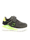 Kids Sneakers with Green Lights