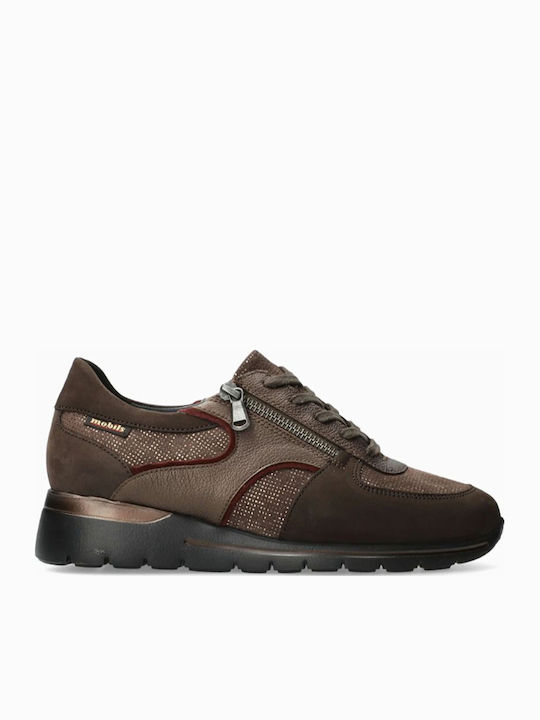 Γυναικεία Ανατομικά Sneakers Καφέ