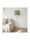 Oxygen Floor Lamp with E27 Bulb Socket Green