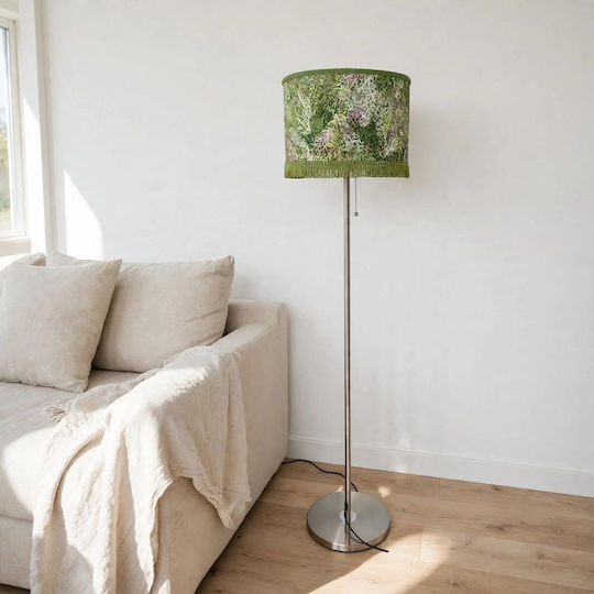 Oxygen Floor Lamp with E27 Bulb Socket Green