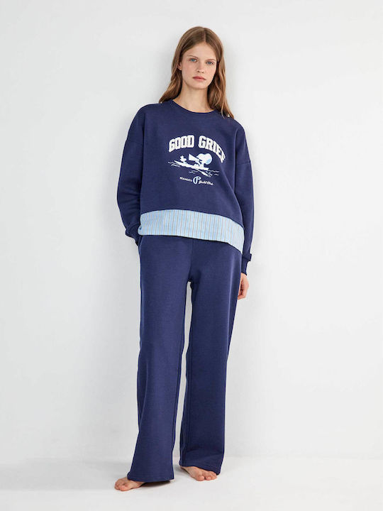 Gisela Winter Women's Blue Pyjama Set