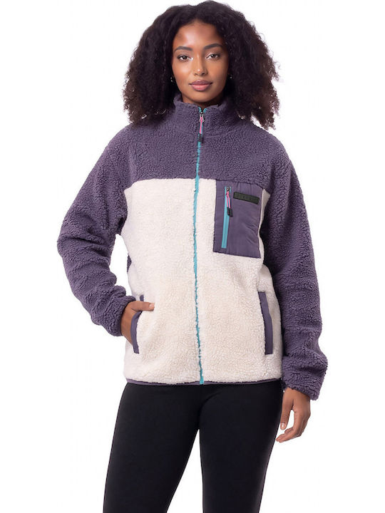 Γυναικεία Ζακέτα Μωβ