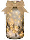 Iliadis Christmas Battery-Powered Candlestick 26x13cm