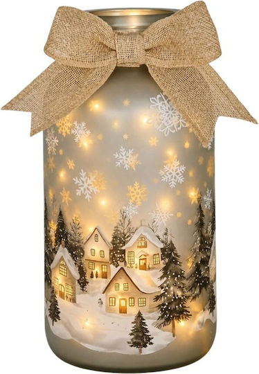 Iliadis Christmas Battery-Powered Candlestick 26x13cm