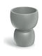 Lumarko Plastic Flower Pot Grey 40x40 cm