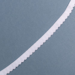 Elastischer Hosenträger mit Muster Weiß 1 cm pr...